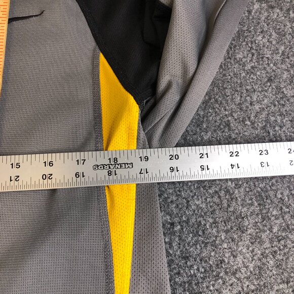 Nike Iowa Hawkeyes Shirt Mens Medium Gray Long Sleeve Y2K Vintage Elbow Patches - Picture 4 of 12